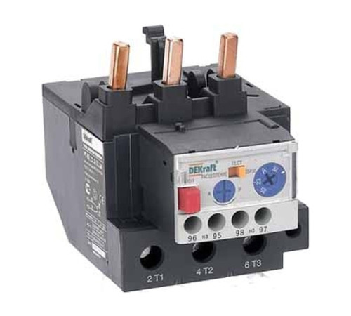 Реле перегрузки электротепловое DEKraft РТ-03 30-40А, класс 10A, 23125DEK