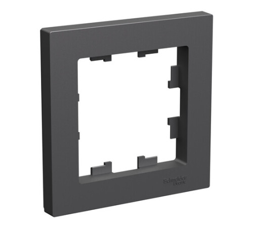 Рамка 1 пост Systeme Electric ATLASDESIGN, базальт, ATN001401