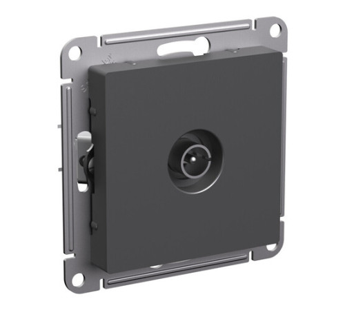 Розетка TV Systeme Electric ATLASDESIGN, одиночная, скрытый монтаж, базальт, ATN001493
