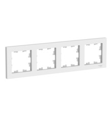 Рамка 4 поста Systeme Electric ATLASDESIGN, лотос, ATN001304