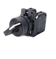 Переключатель SB5 в сборе модульный 22мм 3 позиции с фиксацией 2НО