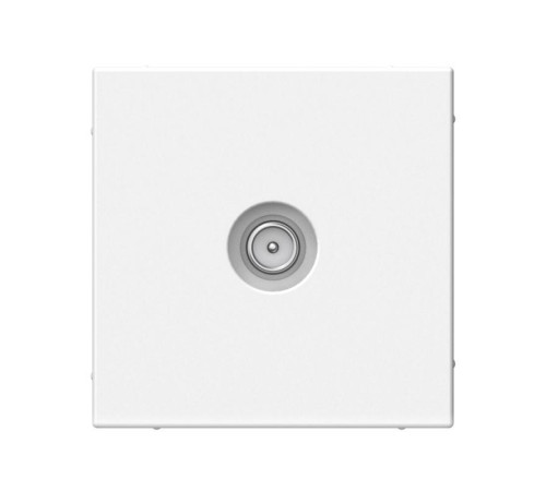 Розетка TV Systeme Electric ARTGALLERY проходная, скрытый монтаж, белый