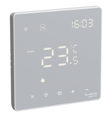 Терморегулятор программируемый с Wi-Fi, 16А Systeme Electric ARTGALLERY, скрытый монтаж, моноблочный, белый