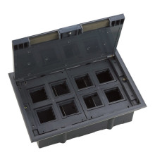 Systeme Elecrtic MultiDesk Люк на 16 модулей IP40 для фальшпола с монтажной коробкой, тип MDK10