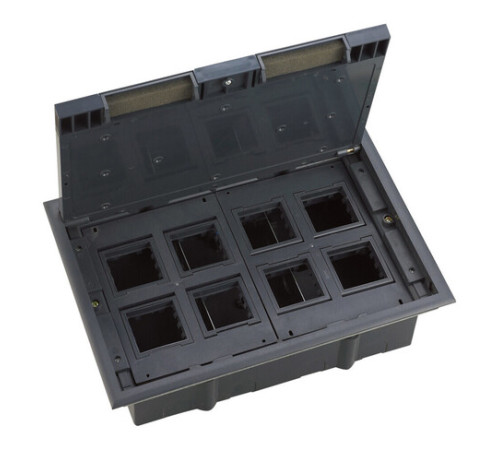 Systeme Elecrtic MultiDesk Люк на 16 модулей IP40 для фальшпола с монтажной коробкой, тип MDK10