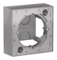 Коробка для наружного монтажа Atlas Design, цвет - алюминий