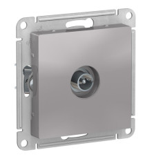 Розетка TV Systeme Electric ATLASDESIGN, одиночная, алюминий