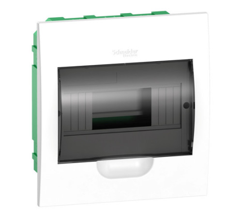 Распределительный шкаф Schneider Electric Easy9 8 мод., IP40, встраиваемый, пластик, прозрачная дверь
