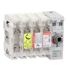 Рубильник с предохранителем Schneider Electric TeSys GS 50А 4P, 14X52
