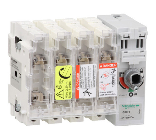 Рубильник с предохранителем Schneider Electric TeSys GS 50А 4P, 14X52