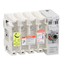 Рубильник с предохранителем Schneider Electric TeSys GS 100А 4P, A4