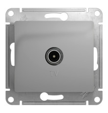 Розетка TV Systeme Electric GLOSSA, оконечная, алюминий