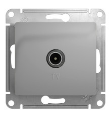 Розетка TV Systeme Electric GLOSSA, одиночная, алюминий