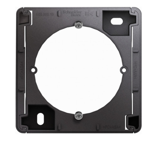 Glossa Коробка накладного монтажа, графит