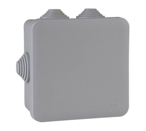 Коробка распределительная 100х100х50мм IP55 серая