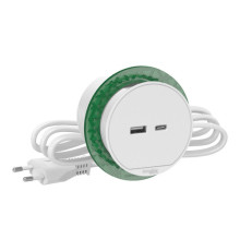 Unica System+ БЛОК РОЗЕТОЧНЫЙ USB тип (А+С) БЕЛЫЙ