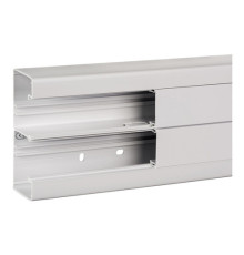 КОРОБ 2Х СЕКЦ.140Х55 С КРЫШ. ПВХ RAL9003