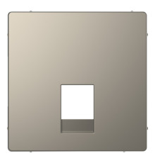 Накладка на розетку телефонную Schneider Electric MERTEN D-LIFE, никель