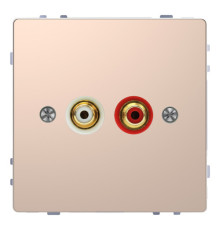 Аудио-розетка Schneider Electric MERTEN D-LIFE, шампань