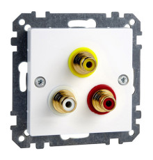 Аудио-розетка Schneider Electric MERTEN SYSTEM M, белый