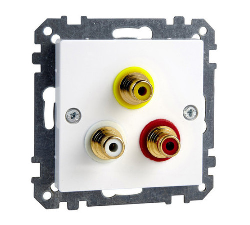Аудио-розетка Schneider Electric MERTEN SYSTEM M, белый