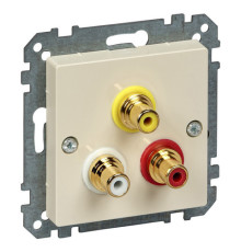 Аудио-розетка Schneider Electric MERTEN SYSTEM M, бежевый