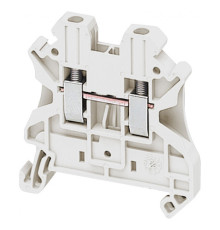 Клеммник винтовой проходной Schneider Electric Linergy TR 2,5 мм², белый, NSYTRV22WH