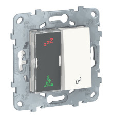 UNICA NEW ДИСПЛЕЙ ГОСТИНИЧНОГО НОМЕРА И КНОПОЧНЫЙ ЗВОНОК, БЕЛЫЙ