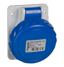 РОЗ СКР УСТ УГЛ БСТР 16А 2P+E IP67 220В