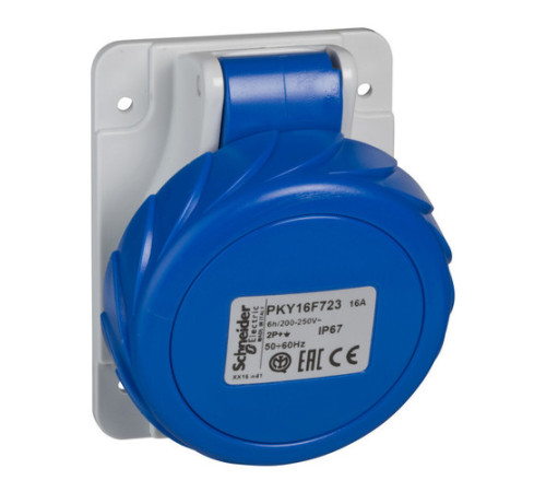 РОЗ СКР УСТ УГЛ БСТР 16А 2P+E IP67 220В