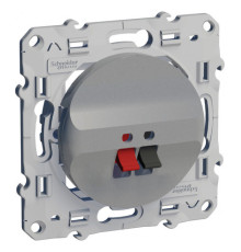 Аудио-розетка Schneider Electric ODACE, алюминий