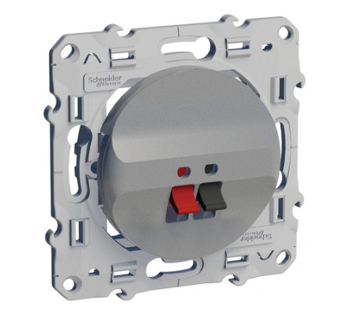 Аудио-розетка Schneider Electric ODACE, алюминий