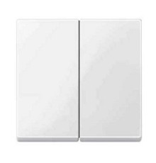 Клавиша двойная Schneider Electric MERTEN SYSTEM M, поляно-белый