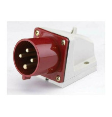 Вилка стационарная 514 3Р+РЕ 16А 380В IP44 ВС-102 DEKraft