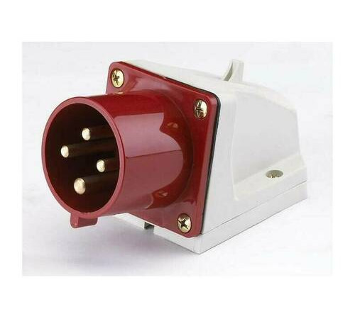 Вилка стационарная 514 3Р+РЕ 16А 380В IP44 ВС-102 DEKraft