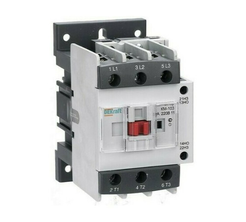 Контактор DEKraft КМ-103 3P 50А 220В AC 22кВт, 22133DEK