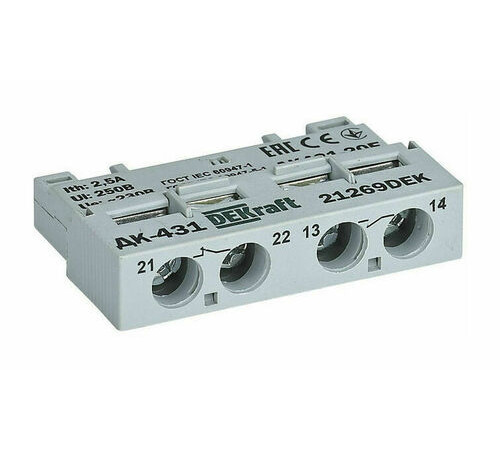 Контакт доп. фронтальный 1НО+1НЗ для ВА-431