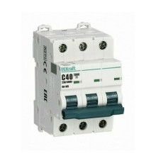 Автоматический выключатель DekRaft ВА-105, 3 полюса, 25А, С, 10 кА
