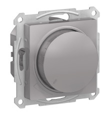 Светорегулятор (диммер) 10-400 Вт/ВА, для LED 3-150 Вт/ВА поворотно-нажимной, ATLASDESIGN, алюминий