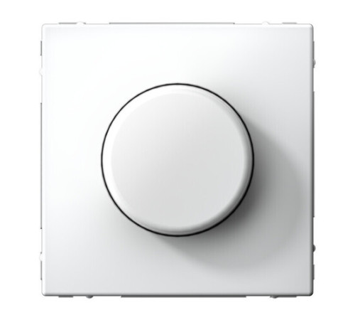 Светорегулятор (диммер) 10-400 Вт/ВА, для LED 3-150 Вт/ВА поворотно-нажимной, ARTGALLERY, белый