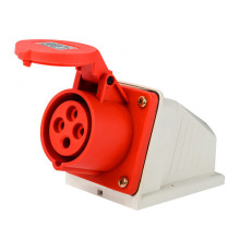 Розетка стац. 3Р+РЕ 32А 380В IP44 РС-103