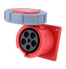 Розетка для скрытой проводки 3Р+РЕ+N 125А 380В IP67 РЩ-103