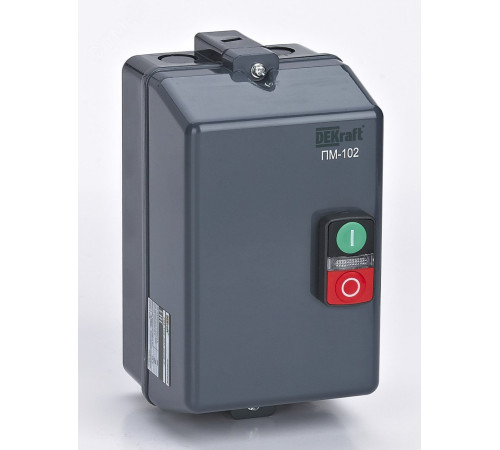 Пускатель электромагнитный 32А AC220/230В 50/60Гц в пластиковой оболочке 23621DEK Dekraft