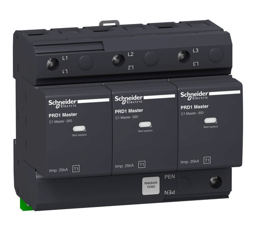 PRD1 MASTER ОПН 3-ПОЛЮСНЫЙ КЛАСС 1 СО СМЕННЫМИ КАРТРИДЖАМИ