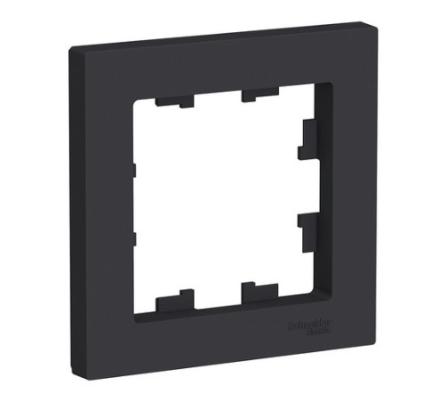 Рамка 1 пост Systeme Electric ATLASDESIGN, карбон