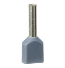 УПАКОВКА-ДОЗАТОР НАКОНЕЧН ДЛЯ ОДНОВР МОНТАЖА 2Х ПРОВОДОВ, СРЕДНИЕ, 0,75ММ2 СЕРЫЕ