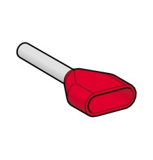 УПАКОВКА-ДОЗАТОР НАКОНЕЧ ДЛЯ ОДНОВР МОНТАЖА ДВУХ ПРОВОДОВ, СРЕДНИЕ, 1ММ2 КРАСНЫЕ