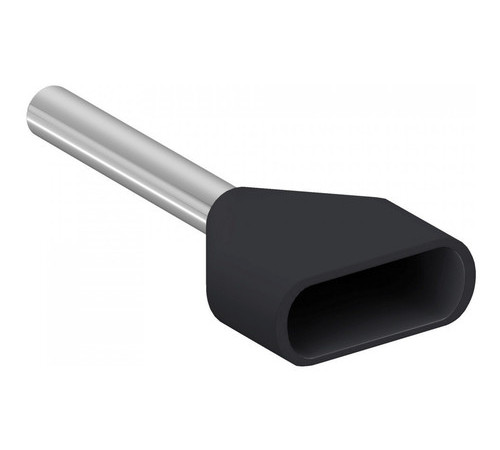 НАКОНЕЧНИК ДВУПРОВОД СРЕДН 1,5ММ2 ЧЕРНЫЙ