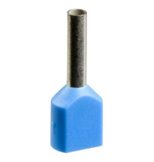 УПАКОВКА-ДОЗАТОР НАКОНЕЧ ДЛЯ ОДНОВР МОНТАЖА ДВУХ ПРОВОДОВ, СРЕДНИЕ, 2,5ММ2 СИНИЕ