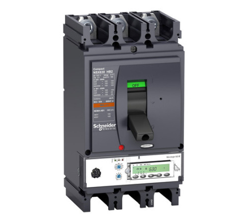 Силовой автомат Schneider Electric Compact NSX 630, Micrologic 5.3 E, 100кА, 3P, 630А